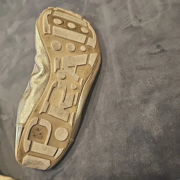 Prada Metallic Gold Flats - Picture 7 of 10